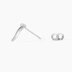 Best Histoire d'Or Boucles D'oreilles Puces Amalthee Argent Blanc Oxyde De Zirconium