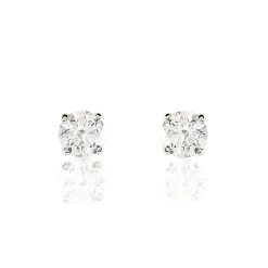 Best Histoire d'Or Boucles D'oreilles Puces Aphrodite platine blanc diamant