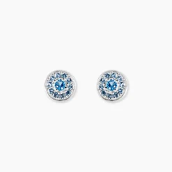 Histoire d'Or Boucles D'oreilles Puces Auxana Argent Blanc Oxyde De Zirconium* Boucles D'Oreilles|Boucles D'Oreilles Fantaisie