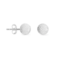 Best Histoire d'Or Boucles D'oreilles Puces Ayana Argent Blanc