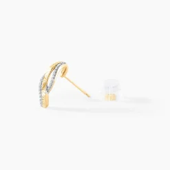 Clearance Histoire d'Or Boucles D'oreilles Puces Bathilde Or Jaune Diamant