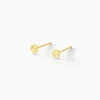 Outlet Histoire d'Or Boucles D'oreilles Puces Berangere Cercle Or Jaune