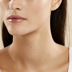 Outlet Histoire d'Or Boucles D'oreilles Puces Berangere Cercle Or Jaune