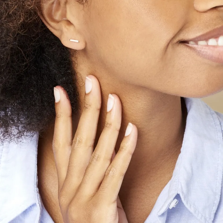 New Histoire d'Or Boucles D'oreilles Puces Birati argent rose