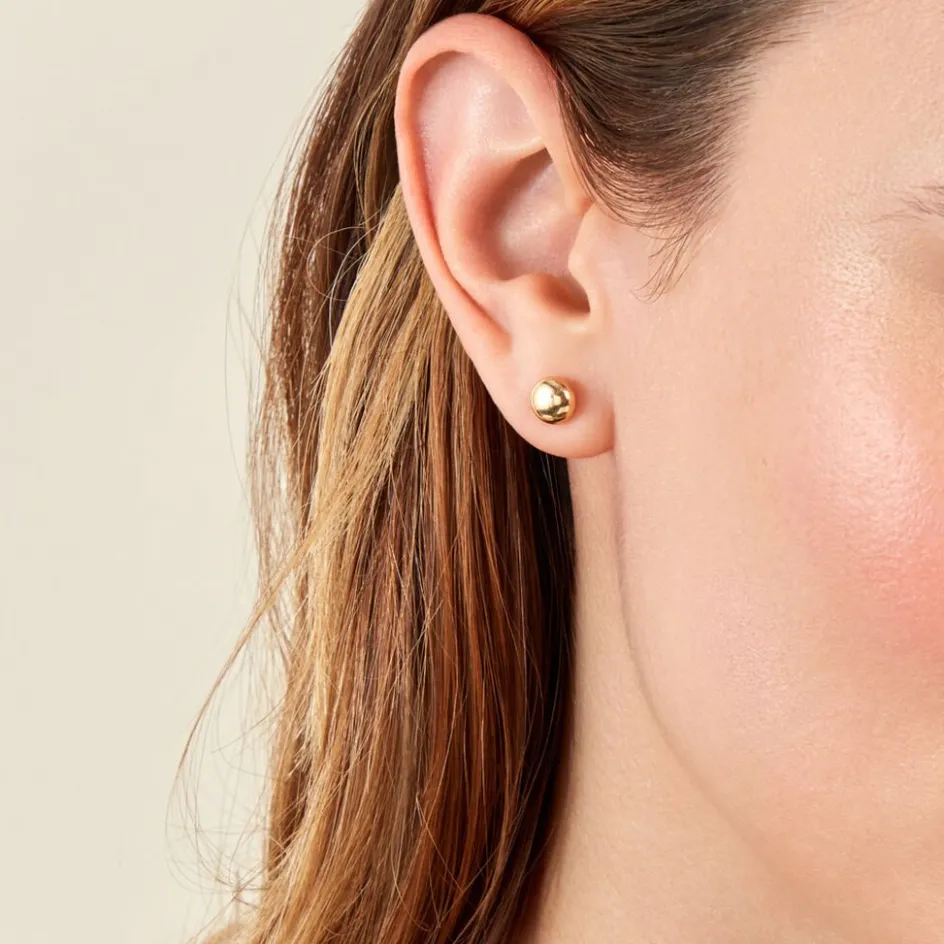 Clearance Histoire d'Or Boucles D'oreilles Puces Bernia Or Jaune