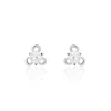 Outlet Histoire d'Or Boucles D'oreilles Puces Charlyne Argent Blanc Oxyde De Zirconium