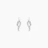 Sale Histoire d'Or Boucles D'oreilles Puces Callum Or Blanc Diamant