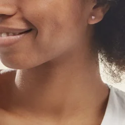 Clearance Histoire d'Or Boucles D'oreilles Puces Daria Or Jaune Oxyde or jaune oxyde rose