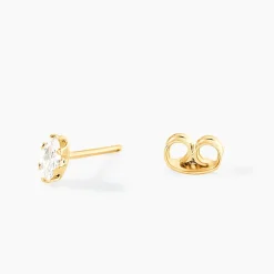 Clearance Histoire d'Or Boucles D'oreilles Puces Dudley Or Jaune Oxyde De Zirconium