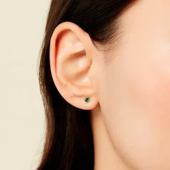 Best Histoire d'Or Boucles D'Oreilles Puces Doreen Or Jaune Oxyde De Zirconium