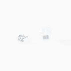 Best Histoire d'Or Boucles D'oreilles Puces Eddie Or Blanc Oxyde De Zirconium