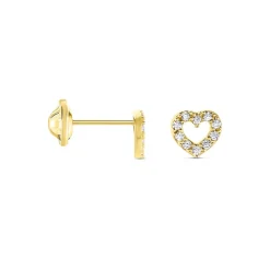 Best Histoire d'Or Boucles D'oreilles Puces Eily Or Jaune Oxyde De Zirconium