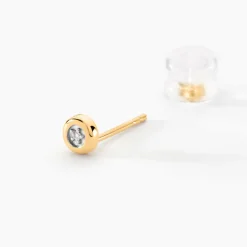 Sale Histoire d'Or Boucles D'oreilles Puces Fatiana or jaune diamant