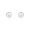 Sale Histoire d'Or Boucles D'oreilles Puces Fidelia Or Blanc Diamant
