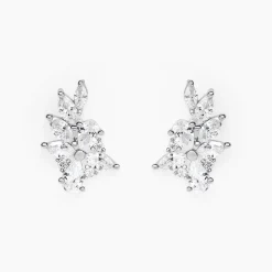 Sale Histoire d'Or Boucles D'Oreilles Puces Glow Up Argent Blanc Oxyde De Zirconium