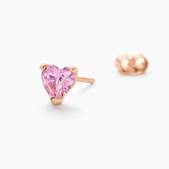 Best Histoire d'Or Boucles D'oreilles Puces Kelvyn Argent Rose Oxyde De Zirconium argent rose oxyde rose
