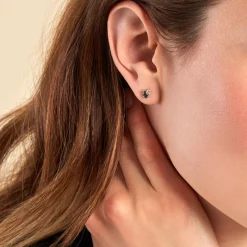 Sale Histoire d'Or Boucles D'oreilles Puces Kobina Or Jaune Topaze Oxyde De Zirconium