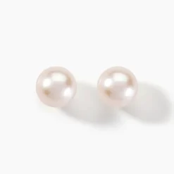 Best Histoire d'Or Boucles D'oreilles Puces Kesya Or Jaune Perle De Culture