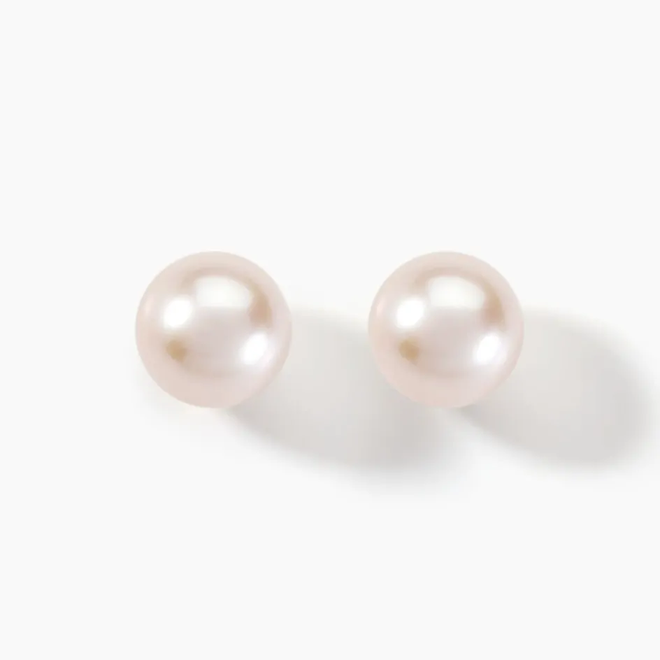 Best Histoire d'Or Boucles D'oreilles Puces Kesya Or Jaune Perle De Culture