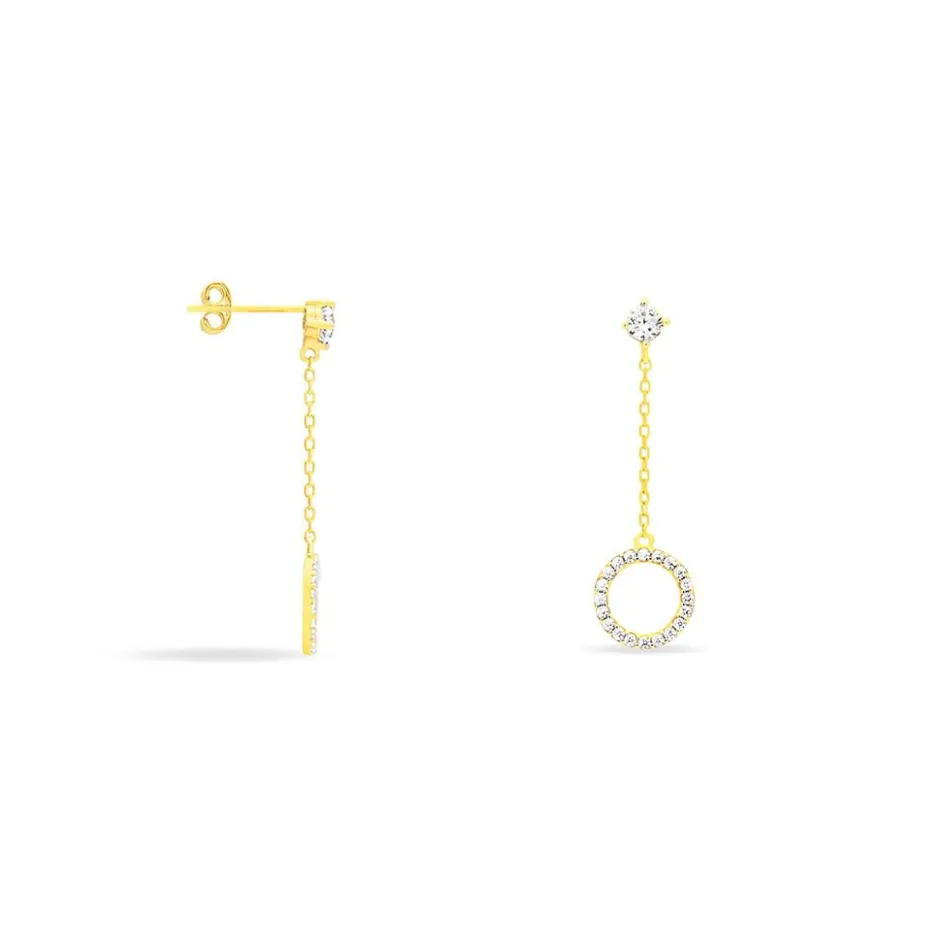 Sale Histoire d'Or Boucles D'oreilles Puces Lim Or Jaune