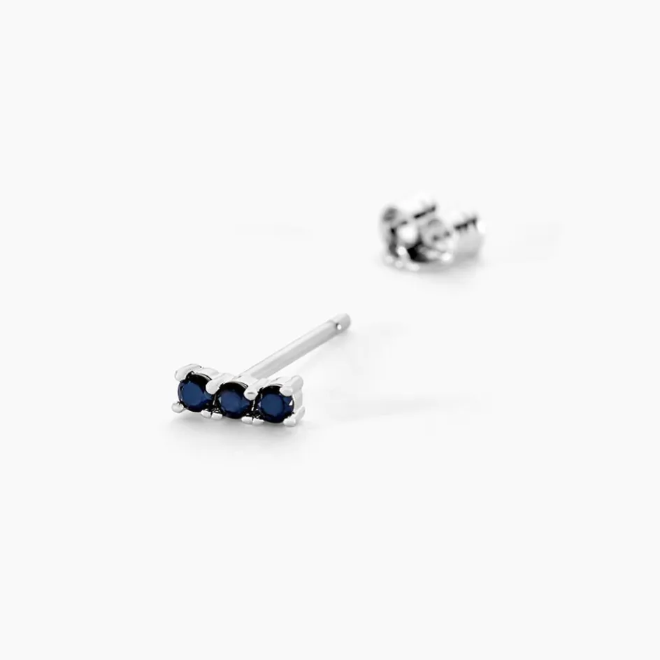 Sale Histoire d'Or Boucles D'oreilles Puces Mai-ly Argent Blanc Oxyde De Zirconium