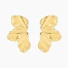 Clearance Histoire d'Or Boucles D'oreilles Puces Myria Acier Jaune