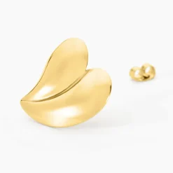 Clearance Histoire d'Or Boucles D'oreilles Puces Madlie Acier Jaune