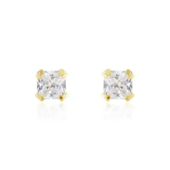 Sale Histoire d'Or Boucles D'oreilles Puces Or Jaune Doreen Oxydes De Zirconium or jaune oxyde