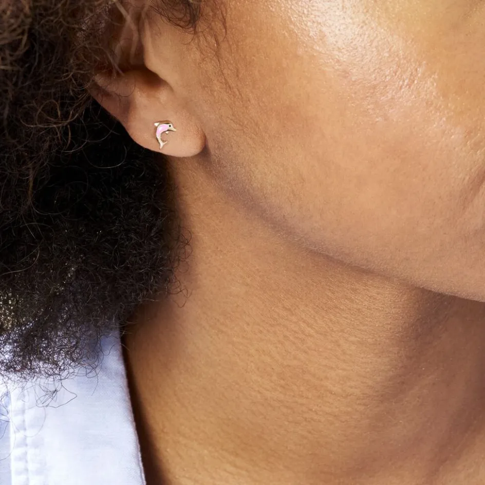 Sale Histoire d'Or Boucles D'oreilles Puces Or Jaune Mael Smalto