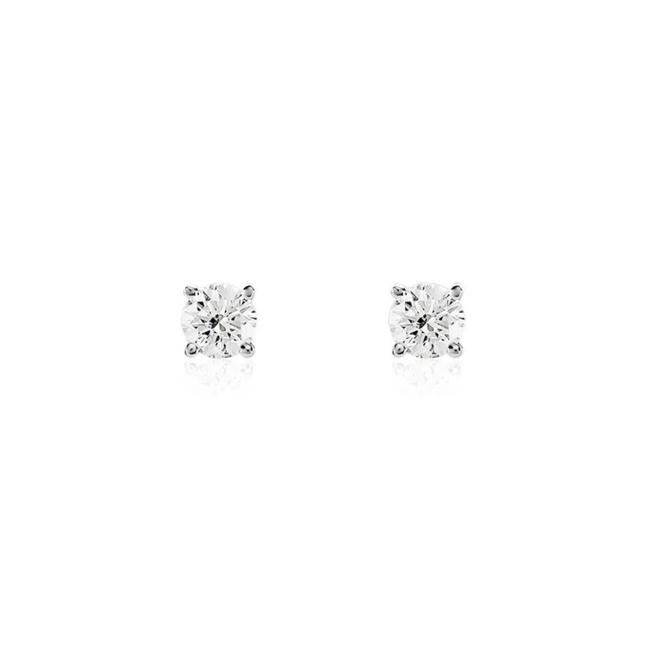 Histoire d'Or Boucles D'oreilles Puces Or Blanc Aphrodite Diamants* Boucles D'Oreilles|Clous D'Oreilles