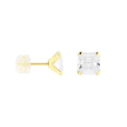 Sale Histoire d'Or Boucles D'oreilles Puces Or Jaune Doreen Oxydes De Zirconium or jaune oxyde