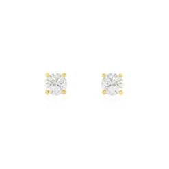 Histoire d'Or Boucles D'oreilles Puces Or Jaune Aphrodite Diamants* Boucles D'Oreilles|Clous D'Oreilles
