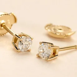 Histoire d'Or Boucles D'oreilles Puces Or Jaune Aphrodite Diamants* Boucles D'Oreilles|Clous D'Oreilles