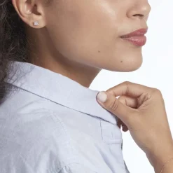 Histoire d'Or Boucles D'oreilles Puces Or Blanc Doreen Oxydes De Zirconium* Boucles D'Oreilles|Clous D'Oreilles