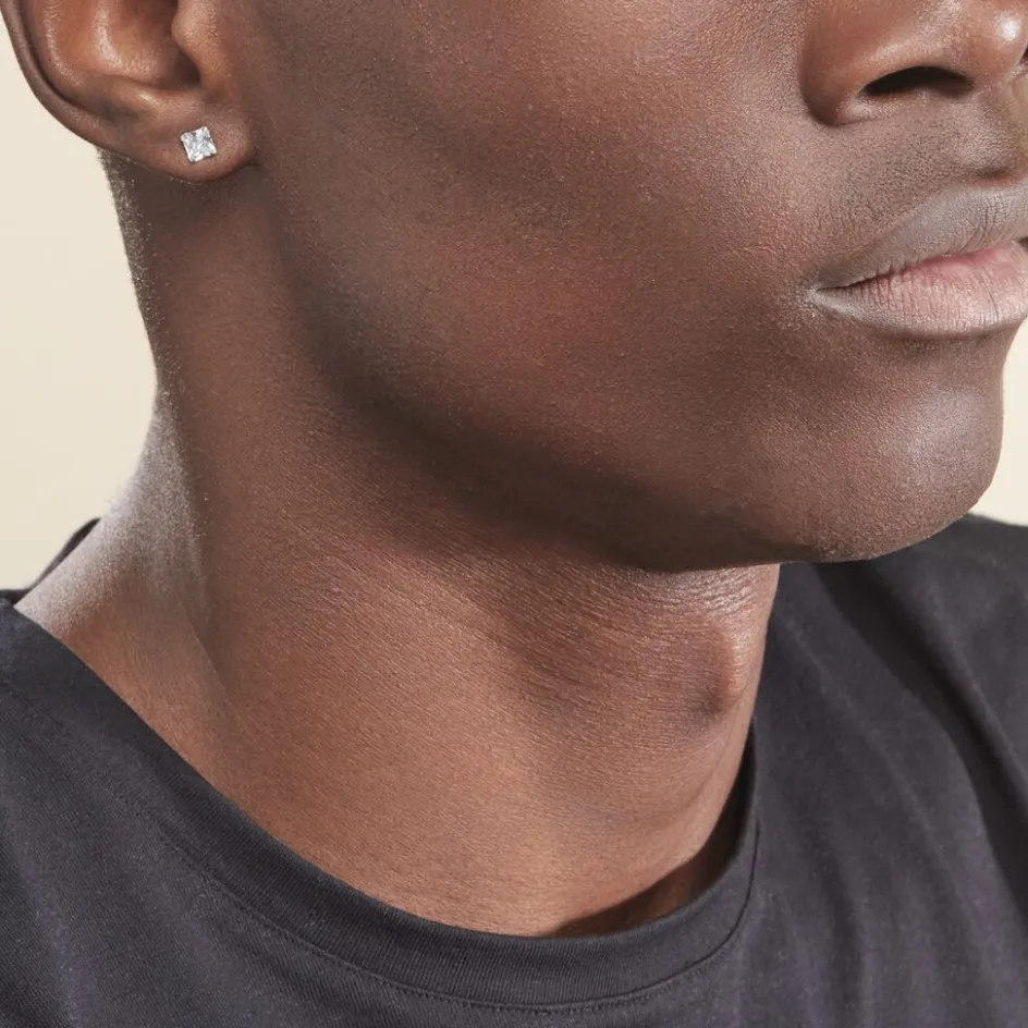 Histoire d'Or Boucles D'oreilles Puces Or Blanc Doreen Oxydes De Zirconium* Boucles D'Oreilles|Clous D'Oreilles