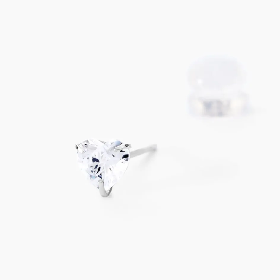 Histoire d'Or Boucles D'oreilles Puces Or Blanc Katherine Oxyde De Zirconium* Boucles D'Oreilles|Clous D'Oreilles