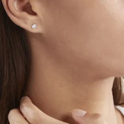 Hot Histoire d'Or Boucles D'oreilles Puces Or Jaune Katherina Oxyde De Zirconium or jaune oxyde