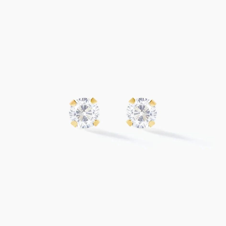 Histoire d'Or Boucles D'oreilles Puces Pepita De Zirconium* Boucles D'Oreilles|Clous D'Oreilles