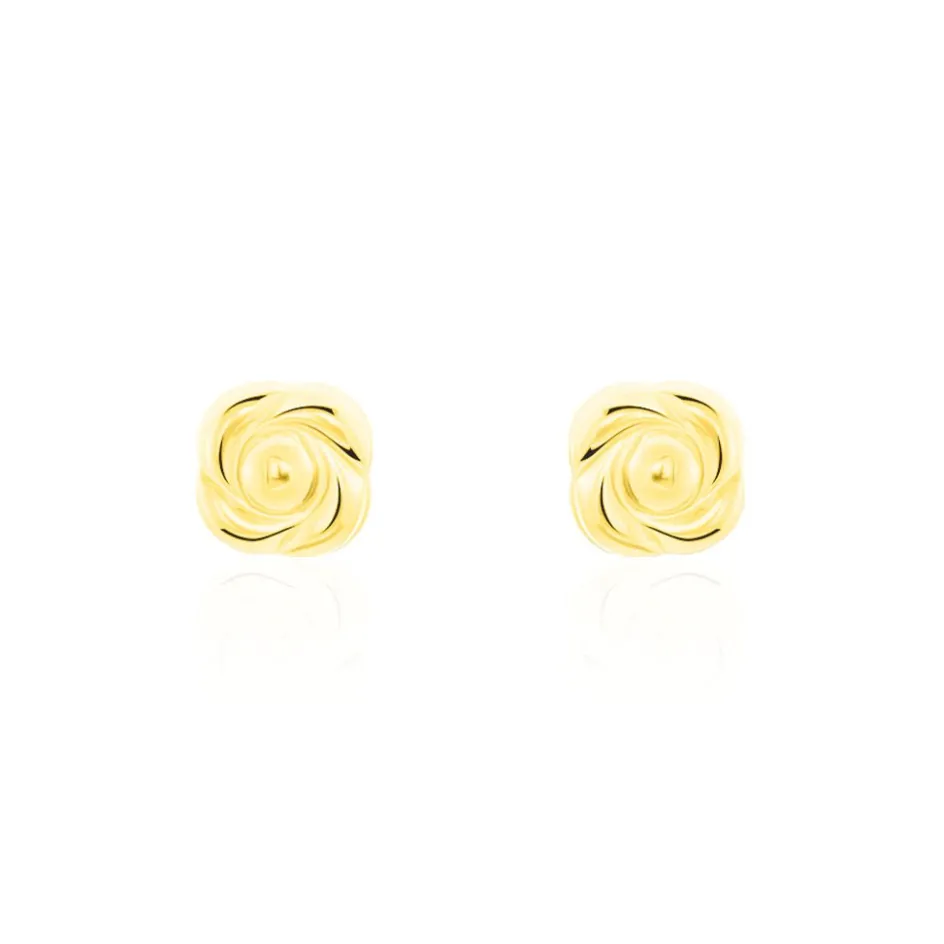 Clearance Histoire d'Or Boucles D'oreilles Puces Philine Fleur Or Jaune