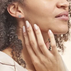 Clearance Histoire d'Or Boucles D'oreilles Puces Plaqué Or Radbod Pierres Artificielles Oxydes