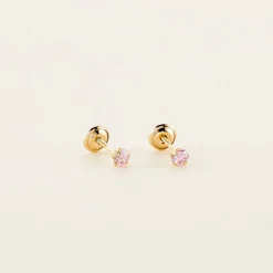 Histoire d'Or Boucles D'oreilles Puces Pepita Or Jaune Oxyde De Zirconium* Boucles D'Oreilles|Clous D'Oreilles