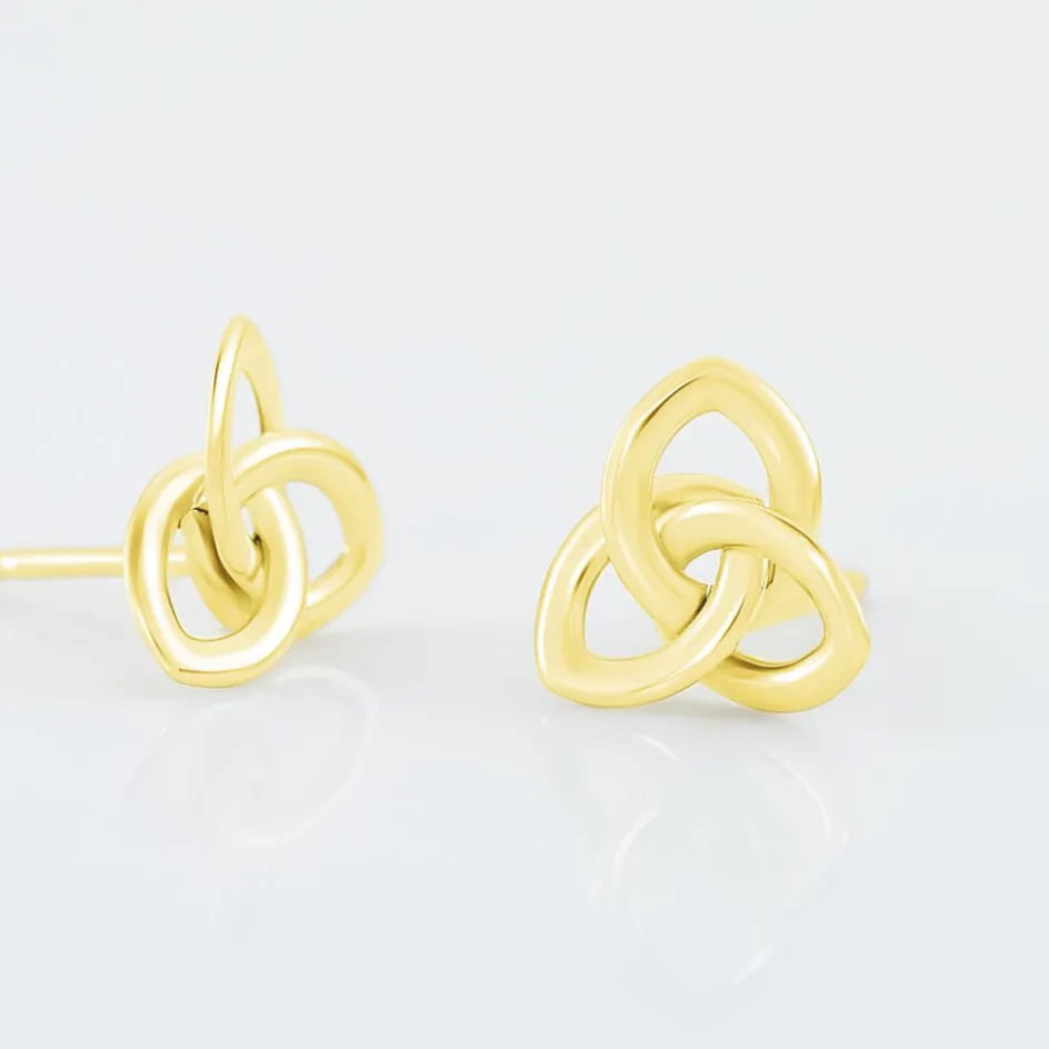Clearance Histoire d'Or Boucles D'oreilles Puces Philine Fleur Or Jaune