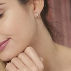 Histoire d'Or Boucles D'oreilles Puces Philine Fleur De Zirconium* Boucles D'Oreilles|Clous D'Oreilles