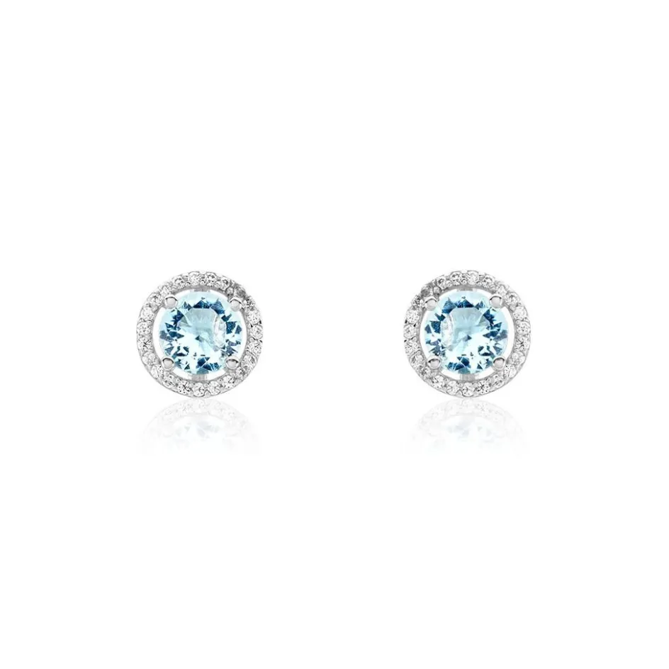 Histoire d'Or Boucles D'oreilles Puces Rio Argent Blanc Oxyde* Boucles D'Oreilles|Boucles D'Oreilles Fantaisie