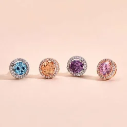 Histoire d'Or Boucles D'oreilles Puces Rio Argent Blanc Oxyde* Boucles D'Oreilles|Boucles D'Oreilles Fantaisie