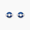 Clearance Histoire d'Or Boucles D'oreilles Puces Serafine Argent Lapis Lazuli Oxyde