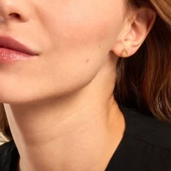 Sale Histoire d'Or Boucles D'oreilles Puces Sunlight Or Jaune