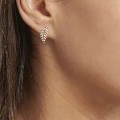 Best Histoire d'Or Boucles D'oreilles Puces Tourkia Or Jaune Oxyde De Zirconium