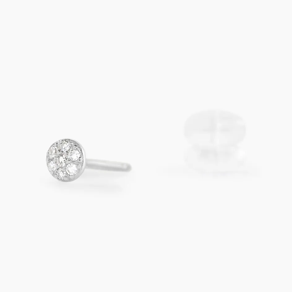 Hot Histoire d'Or Boucles D'oreilles Puces Teani or blanc diamant