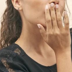 Best Histoire d'Or Boucles D'oreilles Puces Urania Or Blanc Diamant